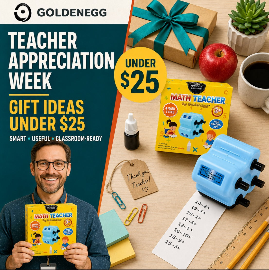 Teacher Appreciation Week Gift Ideas Under $25