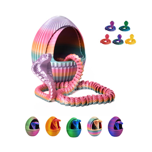 3D Cobra Snake Egg Toy(Assorted)