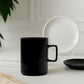 Black Ceramic Mugs Set of 6
