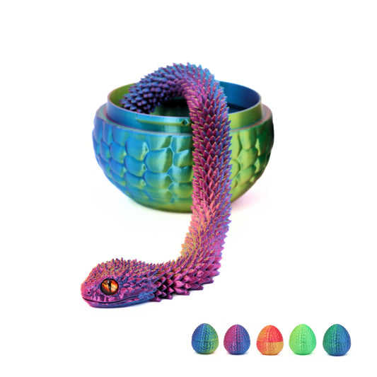 3D Snake with Egg (Assorted)