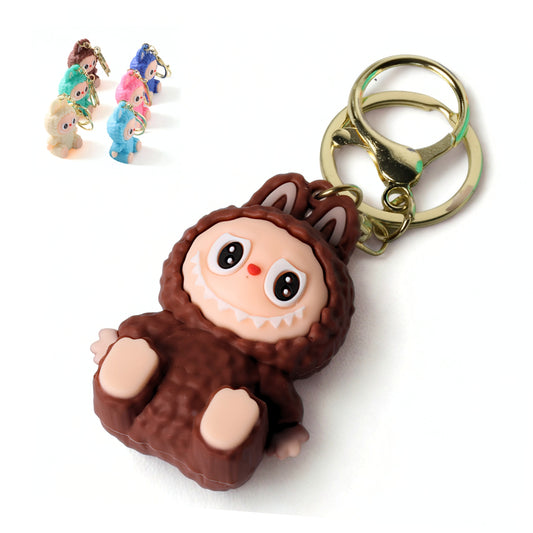 Labubu Keychain, Cute Labubu Doll Wristlet Accessories