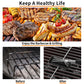 Grill Brush with Extra Strong Long Handle - Safe Wire BBQ Brush