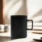 Black Ceramic Mugs Set of 6