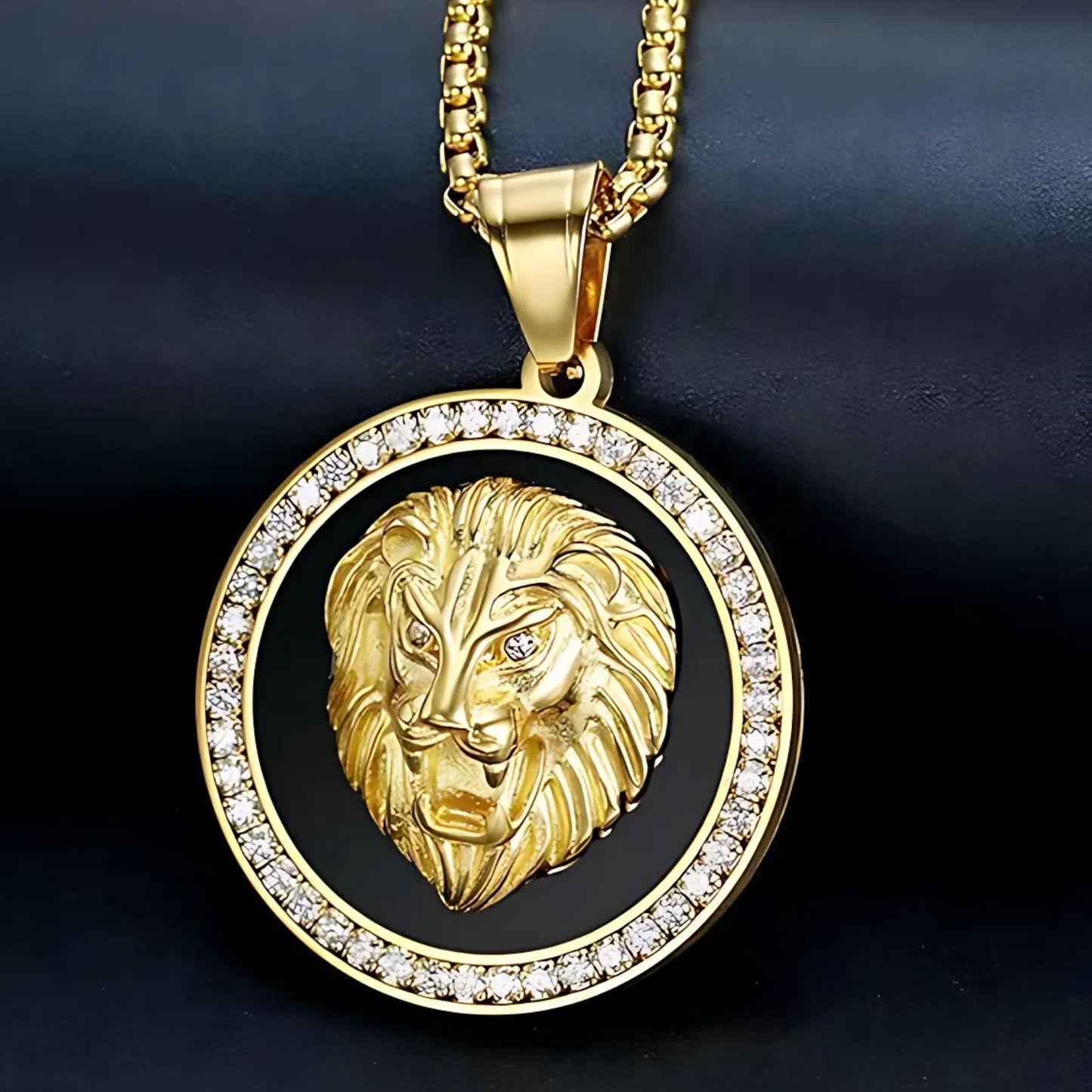 Animal Pendant Necklace – Stainless Steel Punk Streetwear Chain for Men