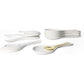 Set of 10 Ceramic Spoon Rests – 10in Large Porcelain Holders for Kitchen
