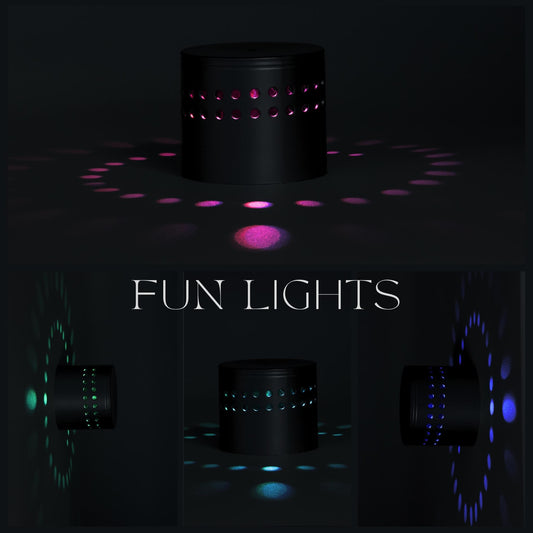 Spiral LED Wall Light – 15 Color Modes with Remote | Fun Projection Decor