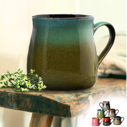 Large 24oz Ceramic Coffee Mug – Big Handle Pottery Cup for Home & Office