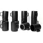 Set of 12 Matte Black Coffee Mugs – 12oz Ceramic Cups for Coffee & Tea