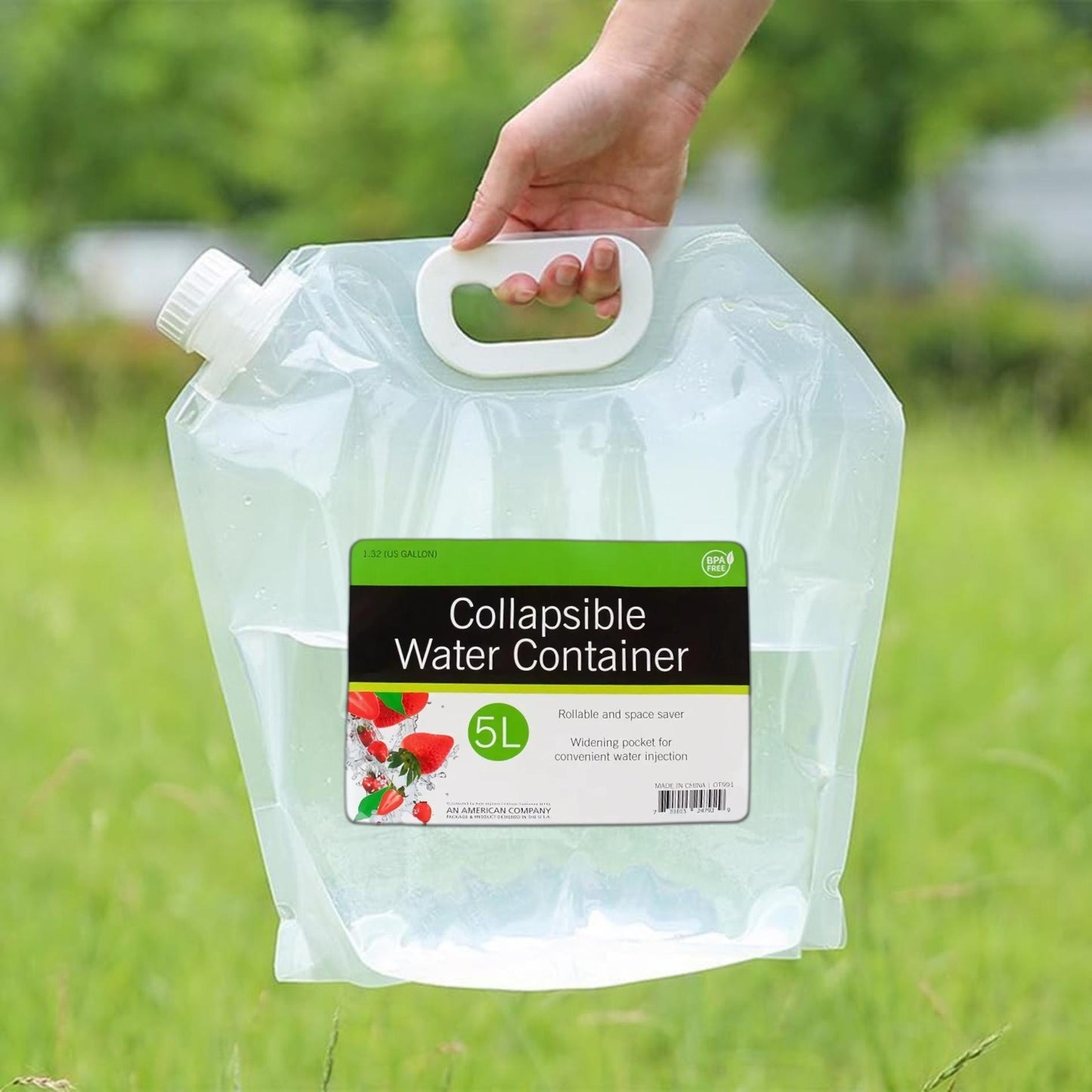 5L Collapsible Water Container – BPA-Free Leakproof Jug for Outdoor & Emergency Use