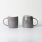 Set of 12 Ceramic Coffee Mugs – 12oz Grey Cups for Home & Office