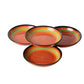 Set of 8 Rainbow Ceramic Dinner Plates – 8in Mexican-Inspired Tableware