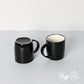 Set of 12 Black Ceramic Coffee Mugs – 12oz Dishwasher & Microwave Safe
